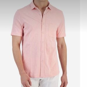 J.CREW slim fit Linen button down shortsleeve Size M